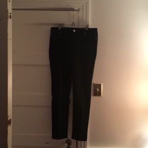 Michael Kors black ankle jeans